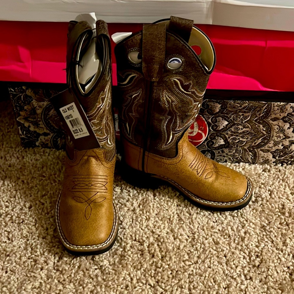 Old west kid boots-8.5